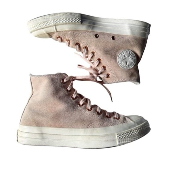 Converse All Star Chuck Taylor 70 Hi Suede Fable Pink Sneakers Women's Sz 9.5 - Picture 9 of 12